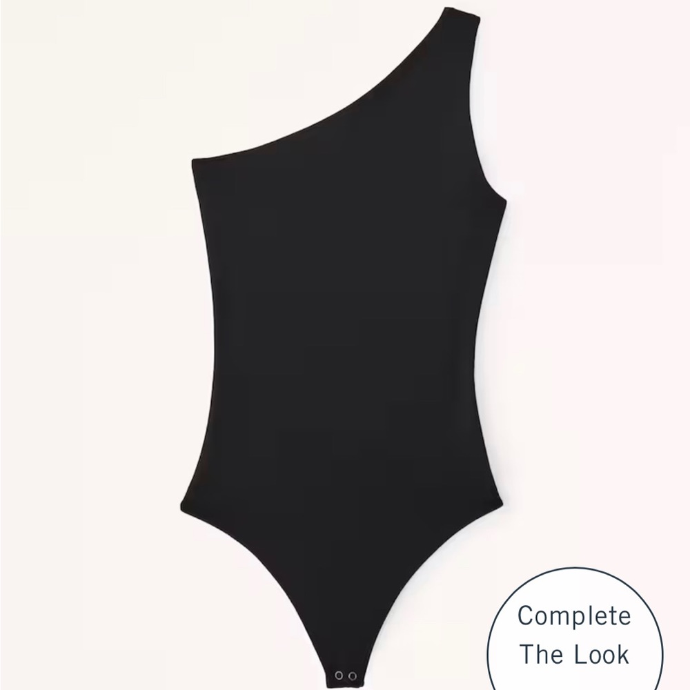 Abercrombie & Fitch One-Shoulder Seamless Fabric Bodysuit